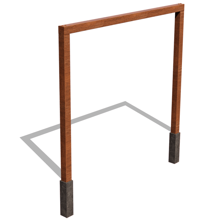 Cortenová pergola - Rovný - 300 x 230 cm