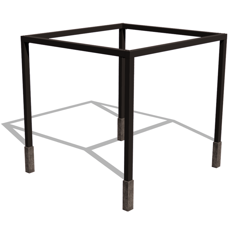 Oceľová pergola - Štvorec - 324 x 300 x 230 cm