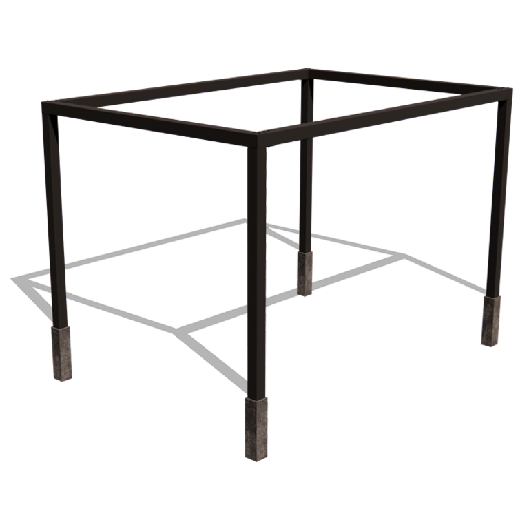 Oceľová pergola - Obdĺžnik - 424 x 300 x 230 cm