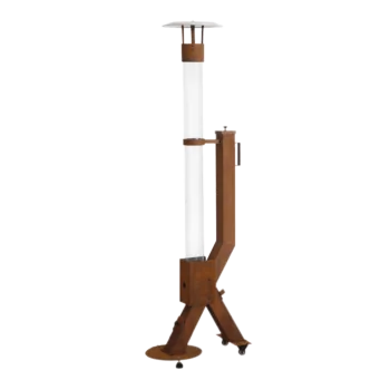 Terasový ohrievač na pelety - Rocket - Corten