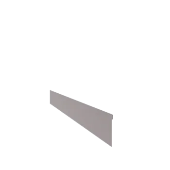 Pozinkovaný záhradný obrubník - Zlisovaná - Výška 13 cm - 150 cm