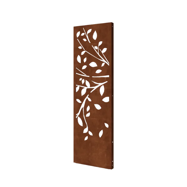 Cortenový plotový panel - Strom - Deel 2 - 60 x 6 x 190 cm