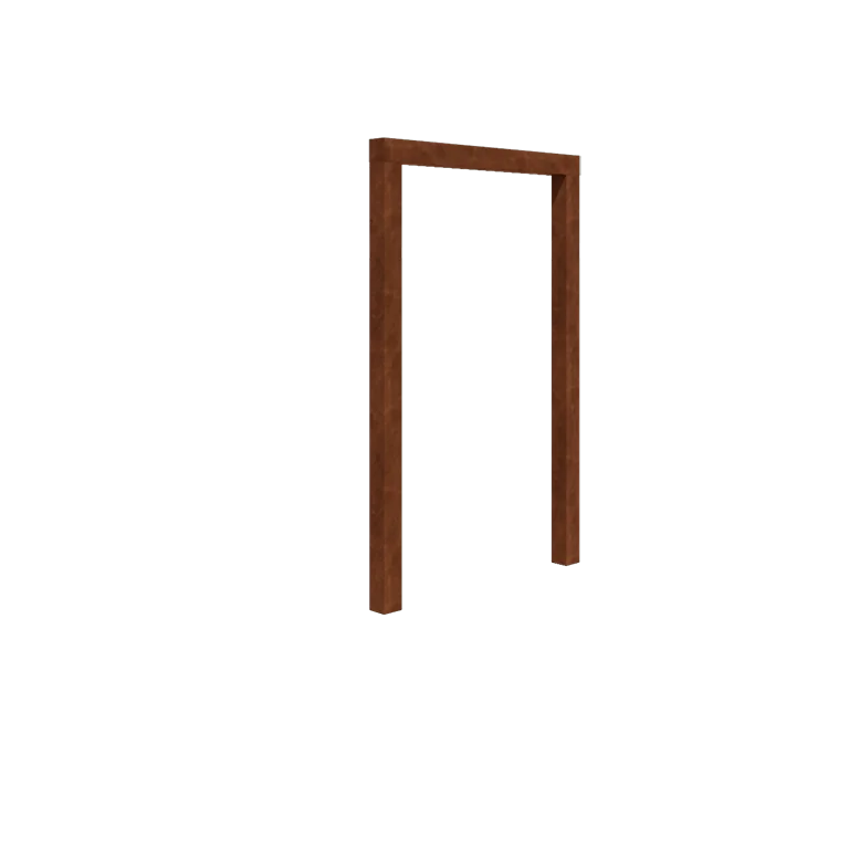 Cortenová pergola - Rovný - 150 x 230 cm - Bez betónovej pätky