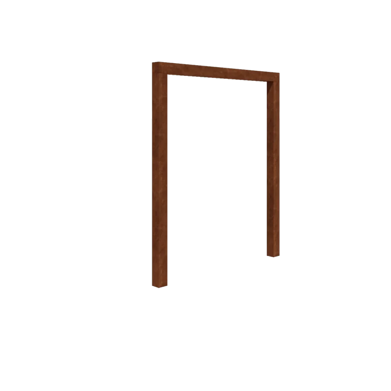Cortenová pergola - Rovný - 200 x 230 cm - Bez betónovej pätky