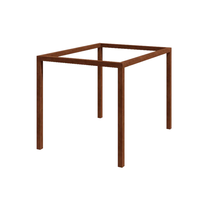 Cortenová pergola - Obdĺžnik - 324 x 250 x 230 cm - Bez betónovej pätky
