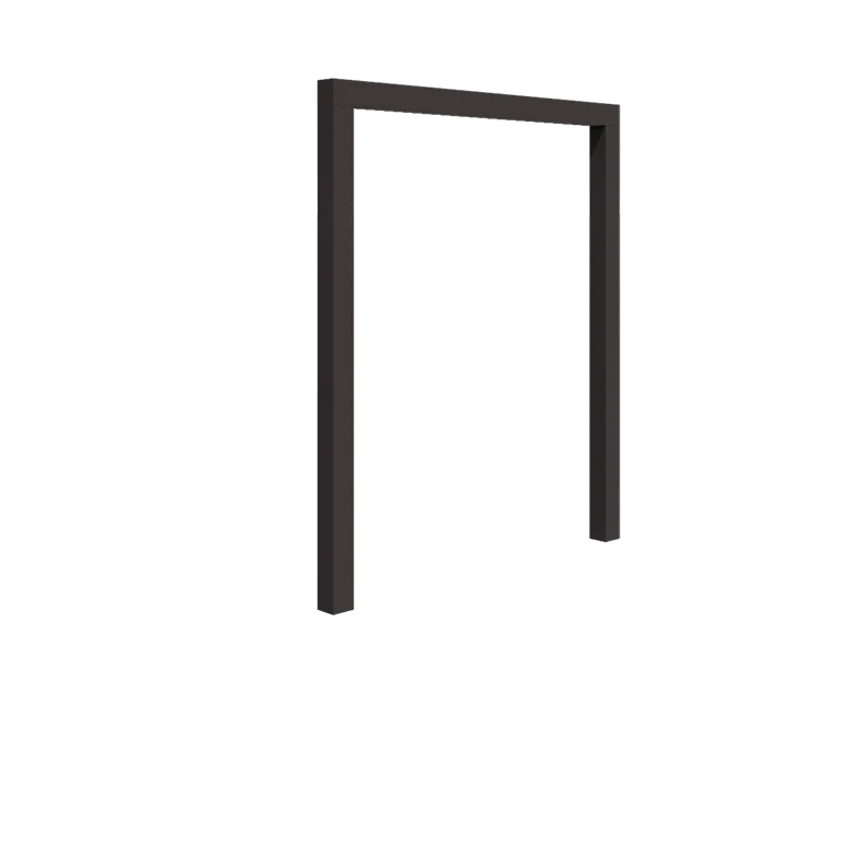Oceľová pergola - Rovný - 200 x 230 cm - Iná farba RAL - Bez betónovej pätky