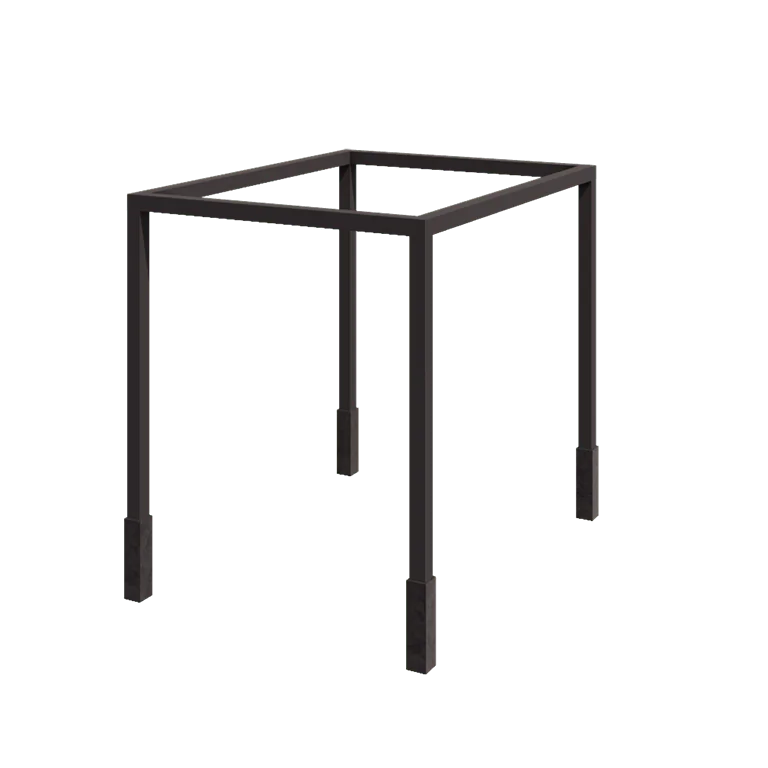 Oceľová pergola - Obdĺžnik - 324 x 250 x 230 cm - RAL7016 matný (antracitová sivá) - s betónovou pätkou