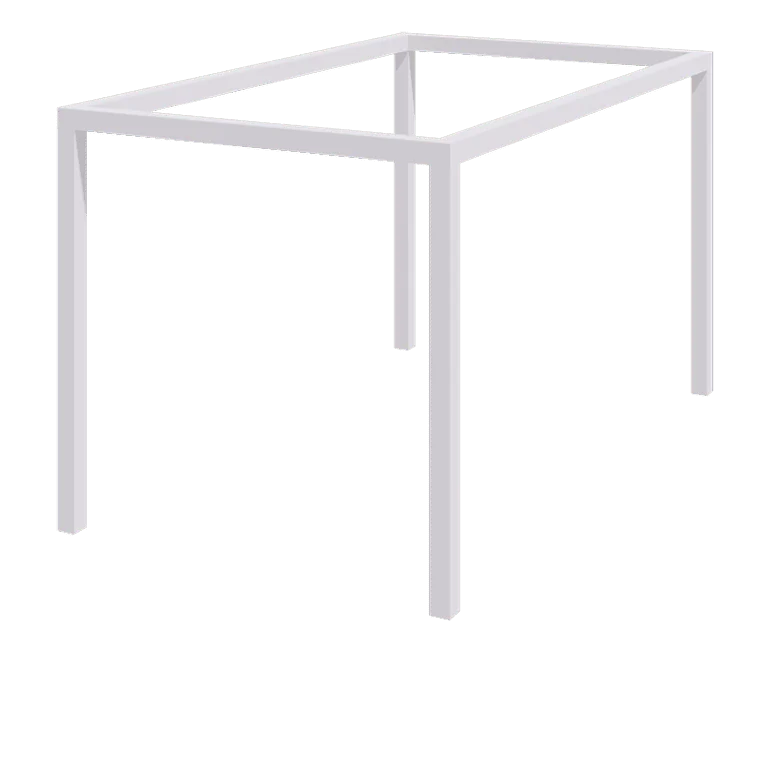 Oceľová pergola - Obdĺžnik - 424 x 250 x 230 cm - RAL9010 matný (biela) - Bez betónovej pätky