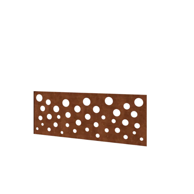 Plot z cortenovej ocele H - Panel B - 120 x 47,5 cm